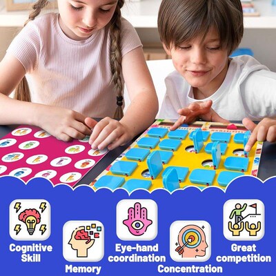 Matching Memory Game for Kids Travel Board Toys Activities
