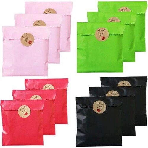 25Pcs Reusable Kraft Paper Letters Envelopes Solid Color