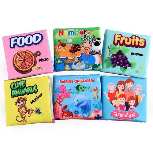 Baby Cloth Book Intelligence Development Soft Learning Cogni
