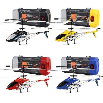 3.5CH Metal RC Helicopter With Lights Remote Controller Heli