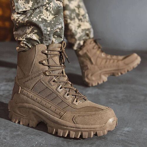 Fujeak 2023 Men Military Tactical Boots Autumn Winter Waterp