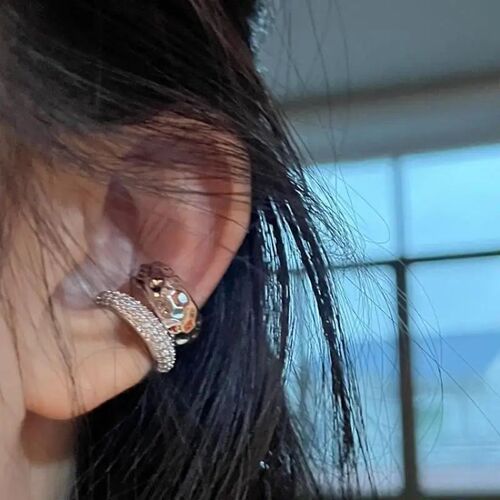 Fashion Zircon Double-layer Ear Cuff No Piercing Earring 202