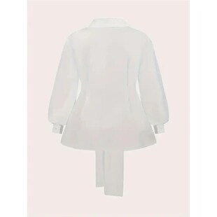 5XL Fashion Lapel Size Collar Color 1XL Solid Plus Womens