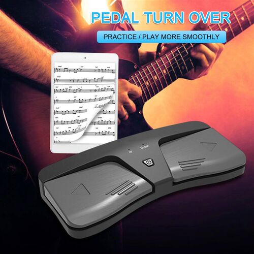 Wireless Electronic Foot Page Turner Portable Pedal Score Tu