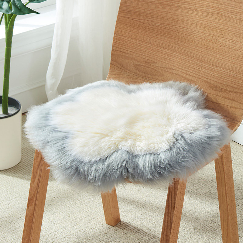 澳尊羊毛皮椅垫沙发坐垫冬季保暖加厚椅子垫可爱毛绒椅垫圆形坐垫,居家布艺,椅垫,淘宝优惠券,粉丝福利购,淘宝优惠卷