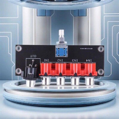 4 Ways 2 Channel Audio Signal Switching Board RAC Lotus