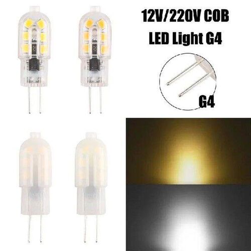 10pcs G4 Led Bulb 3W 12V/AC220V Chandelier Light Warm/Cold