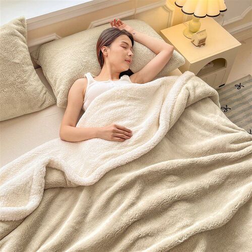 Warm Cashmere Fleece Blanket bed cover sofa throws blankets