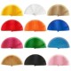 Vintage Fan Plain Solid Wooden Fashionable Color Hand