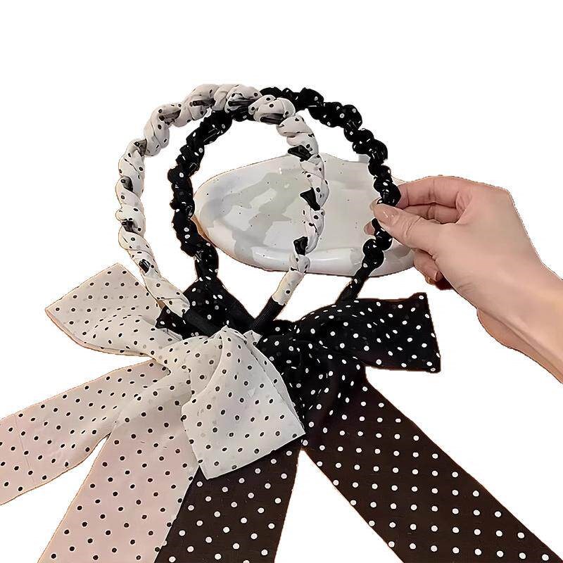 Vintage-style braided hairband for women, new 2025 high-end - 实物图