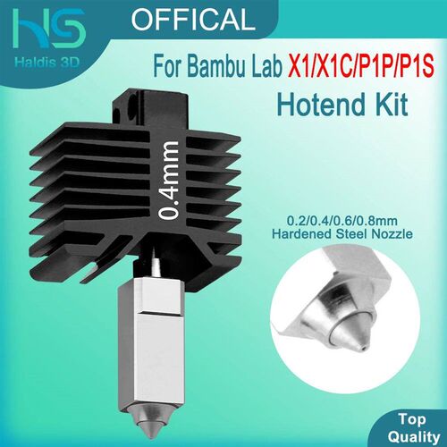 Upgrade Hotend For Bambu Lab X1/X1C Hot End For Bambulab P1P