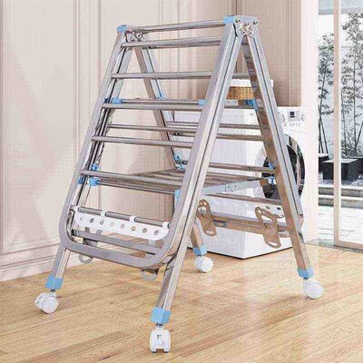 clothes drying rack fold laundry garment dryer hanger 杆衣架