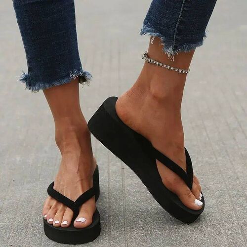 Slippers Summer Shoes Women Wedges Sandals Slides Beach