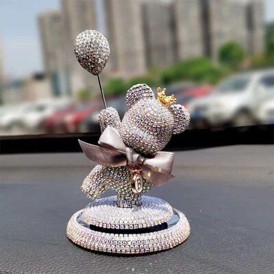 New Car Interior Decoration Cute Cartoon Balloon Bear Orname