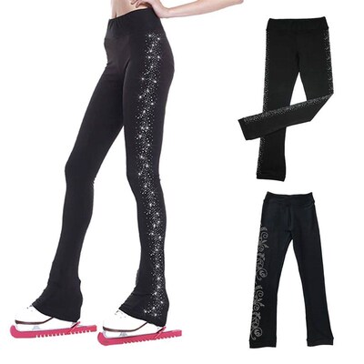 Figure Skating Pants Trouser Tights Leggings Womens Girls