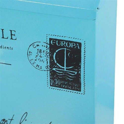 Iron Mailbox Vintage Letter Box Retro Style Wall Mount Mail