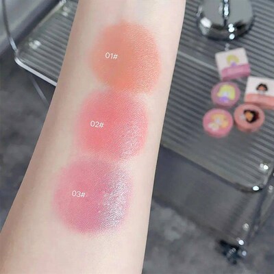 Cushion Blush Blendable Shade with Powder Puff Whitening wit