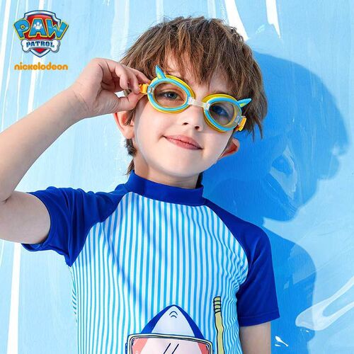 Childrens swimming goggles 4-color cartoon Wang Wang team s