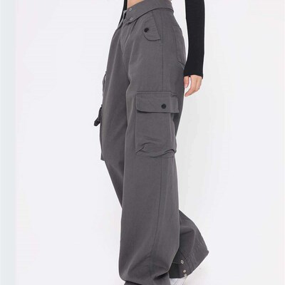 , new fashion brand retro mens American overalls, girls bi