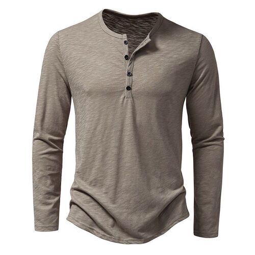 Mens Casual Fashion Long Sleeve Tshirt 2025 Spring Autumn So