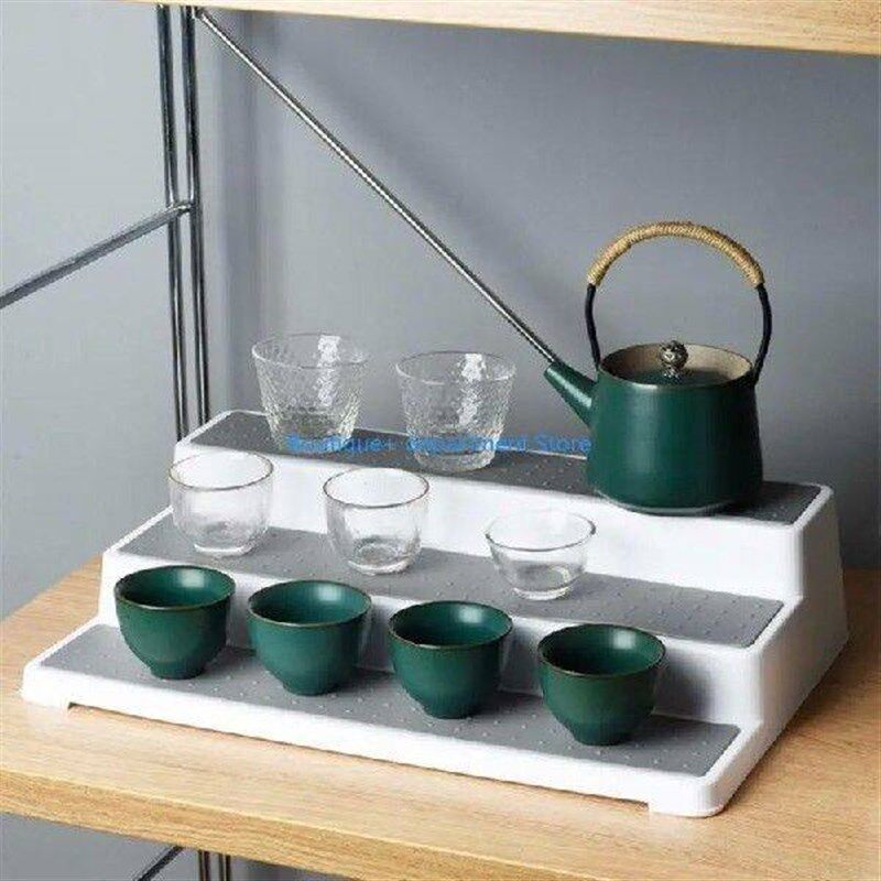 E1PD Practical Space Saver Spice Rack 3-Tiered Seasoning - 实物图