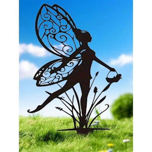 1pc Dancing Fairy Metal Decorative Garden Stake Classic