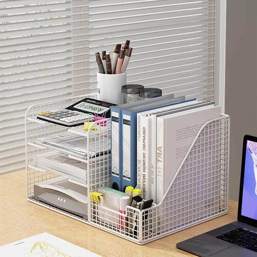1Pc Desk File Folder Document Paper Organizer Storage Holder