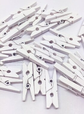 50pcs Mini Wooden Clothes Pegs Natural Wooden Clothes Photo