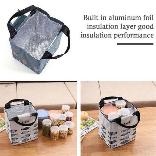 Lunch Box Bag With Handles Multipurpose Thermal Picnic Bag