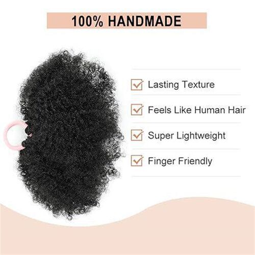 Wig Childrens Hair Bag 2 Pack 7cm Double tail Chemical Fibe