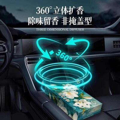 Car Air Freshener, Solid Scent Brick for Long-lasting Light