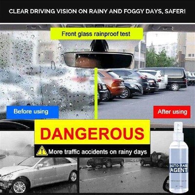 30/100ML Car Glass Anti-fog Rainproof Agent Odorless