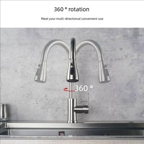 Kitchen Faucets 304 stainless steel Pull Out Kitchen Sink Wa