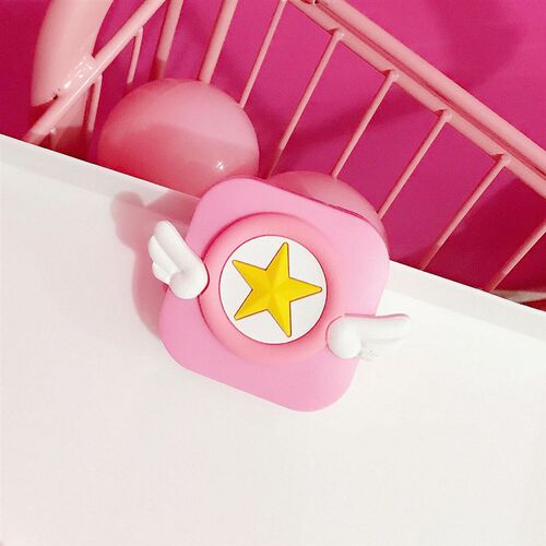 Mini Square Contact Lens Case Cartoon Star Sakura Wings Stor