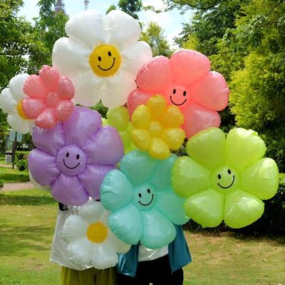 National Day small Daisy modeling aluminum film balloon phot