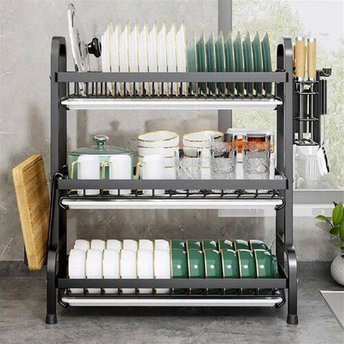 Kitchen Dish Drainage Rack Stainless Steel Kitchen Dish