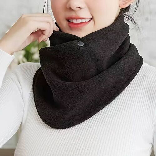 1pc Winter Thickened Fleece-Lined Neck Gaiter - Unisex Windp