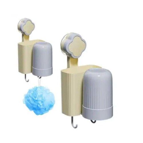 Suction Cup Toothbrush Rack Save Space No Punching