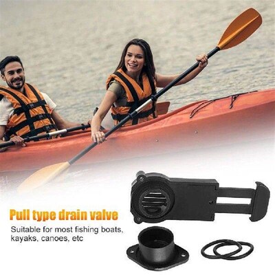 5-1pcs Boat Drain Valve Inflatable Boats Pull Out Scupper