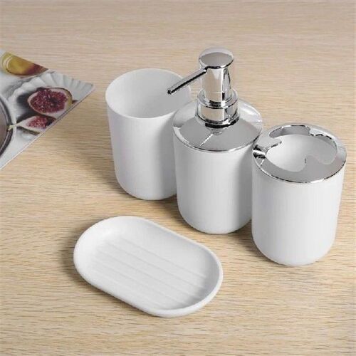 INW-0e4 Pcs Plastic Bathroom Accessory Set,Bath Toilet