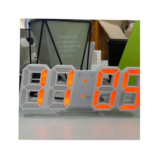 3D LED Digital Alarm Clock Electronic Luminous Night Table