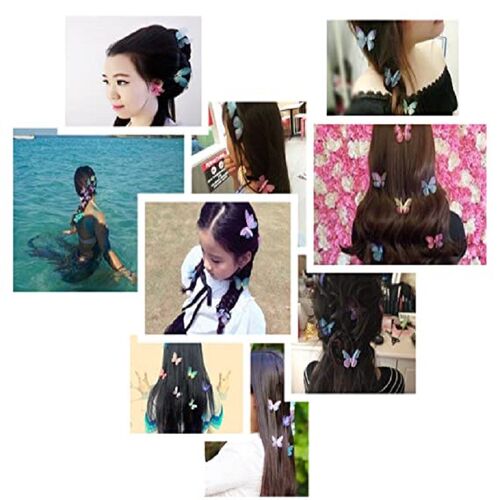 Candy Color Fashion Butterfly Hair Clips for Women Baby Girl