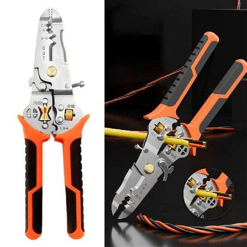 7-Inch Multi-Purpose Wire Stripper Durable High Carbon