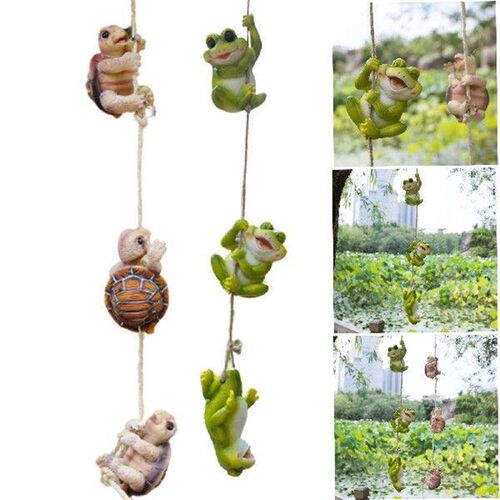 Hanging Garden Statue Funny Outdoor Window Pendant Hanging