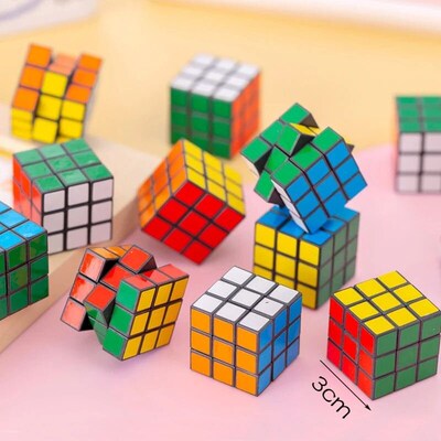 10Pcs 3cm Mini Magic Cube Children Educational Toys Kinderga