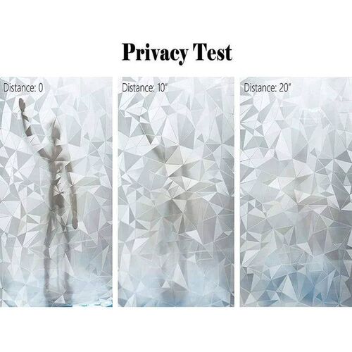 Window Privacy Film 3D No Glue Static Cling Window Films Pri