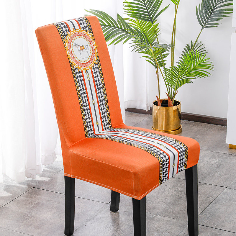 2022新款餐桌椅子套罩酒店家用座椅套桌布防水防油免洗弹力椅套