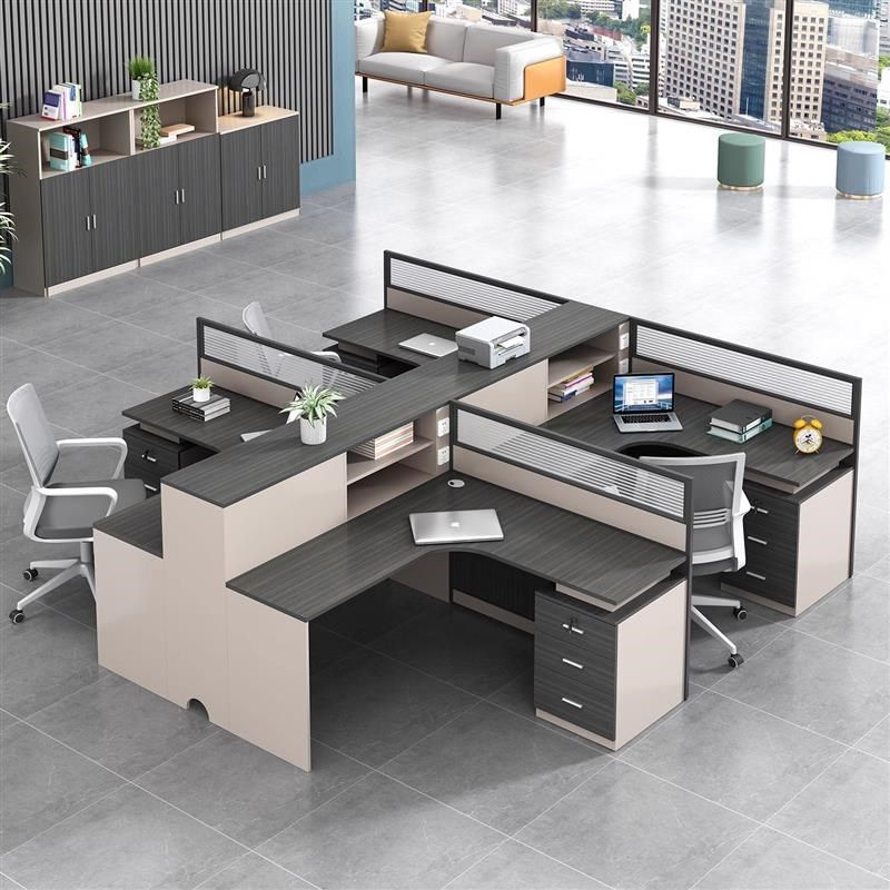 屏风办公桌椅组合双46四人位八人卡位职员工位财务卡座办公室家具,居家布艺,办公桌垫,淘宝优惠券,粉丝福利购,淘宝优惠卷