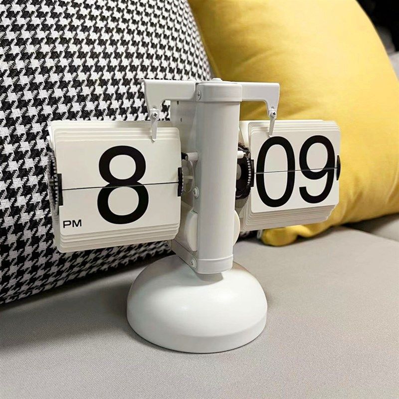 欧式复古天平自动翻页钟机械翻牌时钟家用客厅时尚座钟摆钟装饰品,家居饰品,座钟,淘宝优惠券,粉丝福利购,淘宝优惠卷