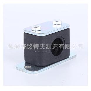 塑管夹轻型单孔镀锌焊接OTG钢底板船卡用料液压油管管电缆专用管